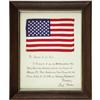 Image 1 : Apollo 13 Flown American Flag.