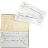 Image 1 : Wright Cycle Co. Checkbook, 2 Cancelled Checks
