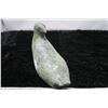Image 2 : Grey/Green stone seal, 8” long, 6” high, heavy, lovely to hold, unsigned