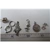 Image 6 : Sterling silver charm bracelet and of charms