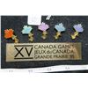 Image 5 : Olympic Lapel pins, 1988 and Canada Games Lapel pins 1995