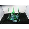 Image 1 : Blue and Green pulled glass table centerpiece
