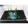 Image 2 : Blue and Green pulled glass table centerpiece