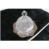 Image 2 : Pressed glass Butter dish with lid, Balder/Philadelphia pattern, 1898