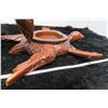 Image 3 : Mythical wooden turtle storage box or wall decor