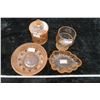 Image 1 : Lot of pink depression glass pieces (5)