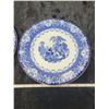 Image 2 : Blue and white porcelain lunch plates, 9”, Doulton, England (2)