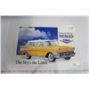 Image 1 : Tin Sign 11X16 "Chevy Bel Air Nomad"