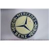 Image 1 : Tin Sign Circle 10.5" Diameter "Mercedes"