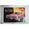 Image 1 : Tin Sign 11X15 Pontiac GTO "You Lose!"
