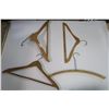 Image 1 : 4 Wooden Vintage Hangers