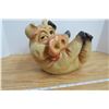 Image 3 : Wine Bottle Golder - Pig with Bottle
