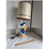 Image 1 : Vintage walt Disney Production Donald Duck lamp.
