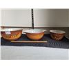 Image 1 : Vintage pyrex 1974-'78  # 401, 403, 442 old orchard pattern.