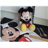 Image 1 : Authentic Disney Mickey mouse, Wall sticker, fork & spoon.