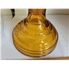 Image 3 : Vintage amber oil lamp.