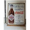 Image 1 : Coca-Cola reproduction tin sign.