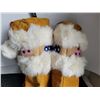 Image 4 : Moose hyde, beaded mukluks. Size appox. Ladies 7-9