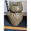Image 3 : Ceramic owl coin bank.