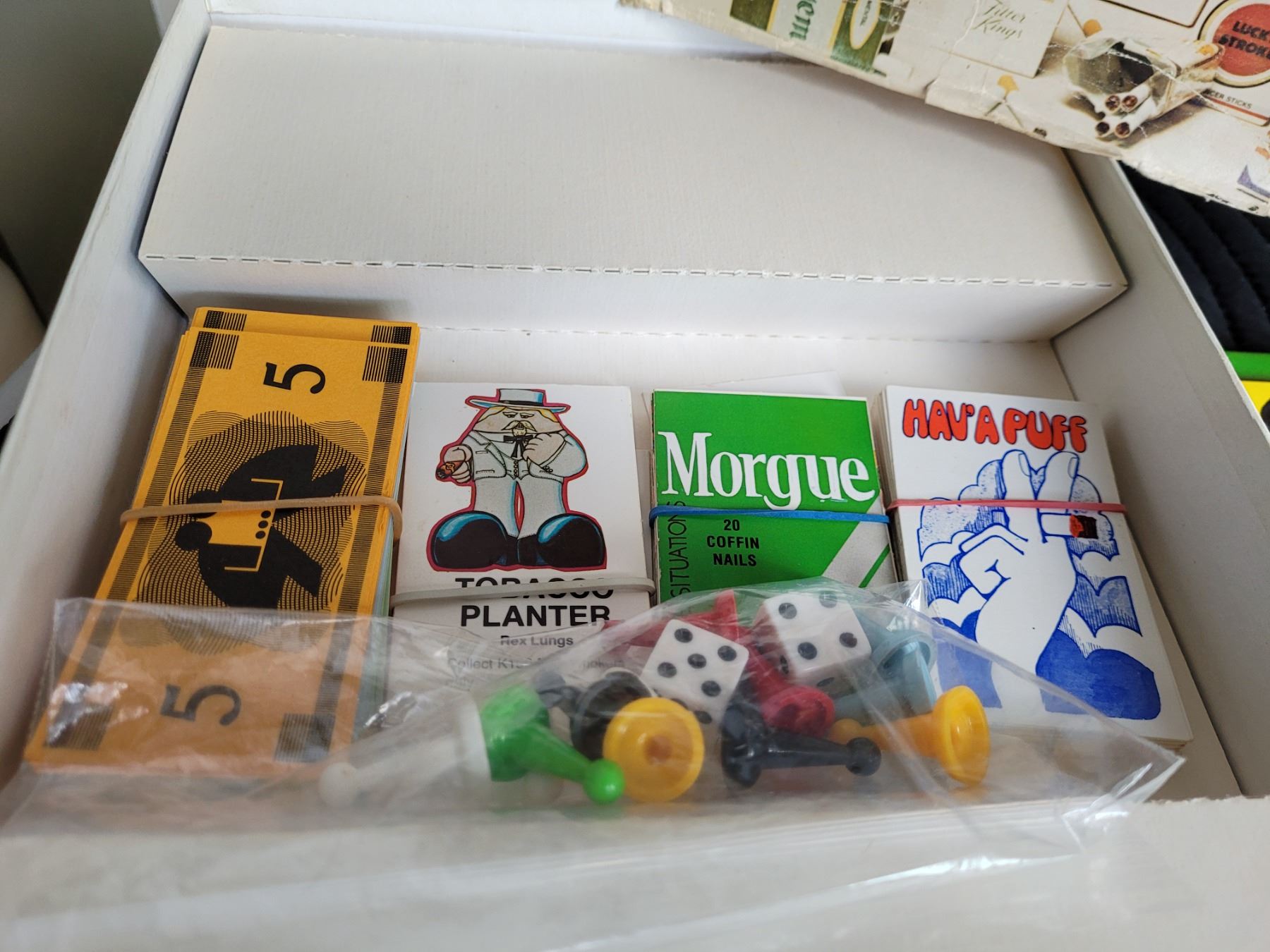 Vintage Smoker's Wild board game.
