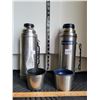 Image 1 : 2 vintage thermos. Stainless steel