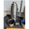 Image 2 : 2 vintage thermos. Stainless steel