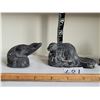 Image 2 : Authentic soapstone animal carvings.