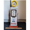 Image 1 : Route 66 wood gas pump cabinet & clock