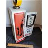 Image 5 : Route 66 wood gas pump cabinet & clock