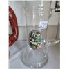 Image 4 : Vintage ornate German beer stein & unique glass stein.