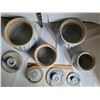 Image 4 : 4 piece hand made pottery cannister set. Glazed and fired.