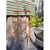 Image 1 : Vintage wooden folding clothes rack.