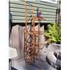 Image 2 : Vintage wooden folding clothes rack.