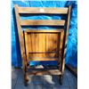 Image 4 : Vintage folding wood chair.