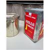 Image 3 : Vintage Lg Hill Bros. Metal coffee tin & Large ED Smith can