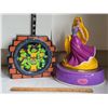 Image 1 : Rupunzel & Ninja Turtle coin banks.
