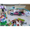Image 4 : Lego Friends 41124 set, instruction book plus lego news bus.