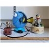 Image 1 : Nemo night light (working) Music box, plays”toyland”. 1st tooth box.
