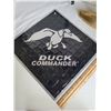 Image 3 : Brass Duck & duck commander tin sign.