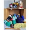 Image 1 : Box of assorted yarn