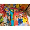 Image 5 : 1999 Pokemon slightly used activity & sticker books. Unchecked cards & action figure.