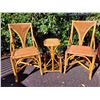 Image 1 : Beautiful Rattan furniture, excellent condition. 2 chairs & side table.