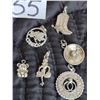 Image 2 : 13 silver 925 charms.Disney castle, knotts berry farm, oil derek, mountie & more.
