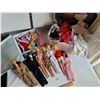 Image 1 : Lot of Barbie dolls, case, tote of clothes and accessories.