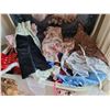 Image 7 : Lot of Barbie dolls, case, tote of clothes and accessories.