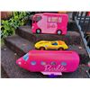 Image 12 : Lot of Barbie vehicles. Car camper & plane. Incomplete.