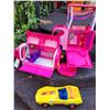 Image 1 : Lot of Barbie vehicles. Car camper & plane. Incomplete.