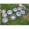 Image 1 : Group of assorted hub caps.
