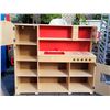 Image 2 : Lakeshore Wood Play Kitchen. 4 magnetic doors, sink, oven. 44”H X50”W X 15”D
