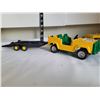 Image 4 : Vintage Amloid Jeep + 1978 Tonka trailor. Metal Tootsie toy Jeep + 1972 Tonka trailor